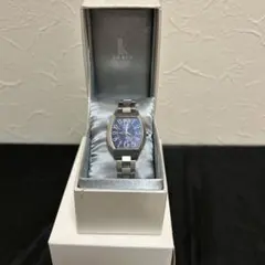 電波ソーラー☆セイコー　ルキア　トノー　レディース腕時計　シルバー　ネイビー