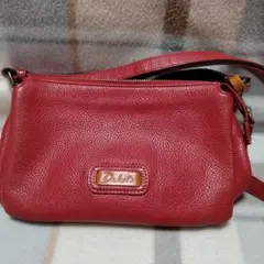 Dakota レッド キャパ　ミニショルダーバッグ