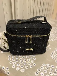 Miridy ツイードバニティバッグ 黒
