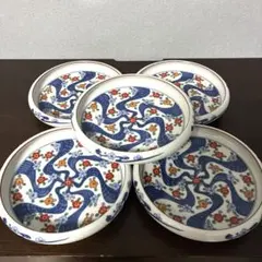 未使用品 第壱陶器 第一陶器 美濃焼 鉢 平皿 深皿 花柄 5客のサムネイル