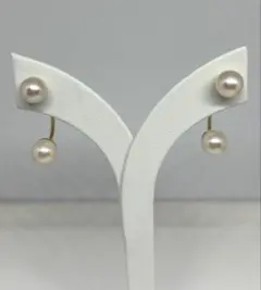 あこや真珠　ピアス　キャッチ　金色　ゴールド　パール　新品　未使用　セット284