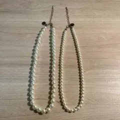 BEAMS BOY パールネックレス 2本セット