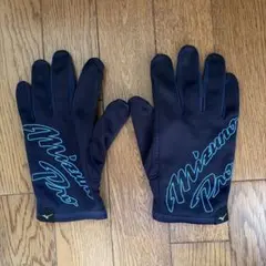 Mizuno Pro スポーツ手袋 ブラック