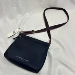 TOMMY ネイビー ショルダーバッグ