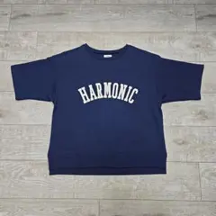 coen コーエン ロゴTシャツ 紺 ネイビー カレッジロゴ 半袖 レディースのサムネイル