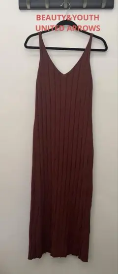 ☆新品BEAUTY&YOUTH リブニットワンピース☆