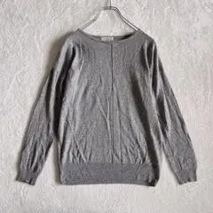 a.v.v standard 長袖ニット プルオーバー カシミヤ混 グレー S