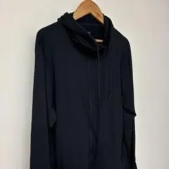 T809 UNIQLO エアリズム フルジップパーカー ブラックのサムネイル