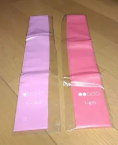 トレーニングチューブ 強度別付 2本 筋トレ エクサイズ ゴムバンド ヨガ