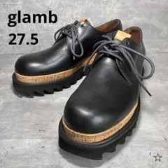 【極美品】glamb グラム　デッキシューズ　厚底　レースアップ　27.5㎝のサムネイル