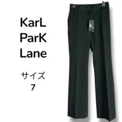 【新品タグ付】カールパークレーン ストレートパンツ ダークグレー サイズ7 60