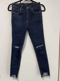 JEANASIS ダメージスキニーデニム