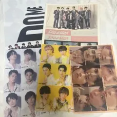 SnowMan 特典 クリアファイル ステッカー