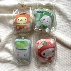 サンリオ マスコット 4種セット ポムポムプリン ポチャッコ