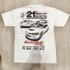 21st ANNUAL 2013 SHOOTOUT Tシャツ バックプリント　白