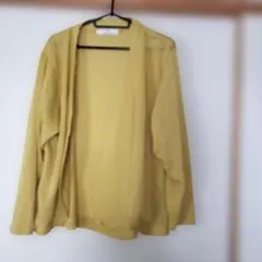 t*q様 Sweet Fleur イエロー カーディガン 3L