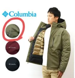 Columbia ダウンジャケット L オリーブ