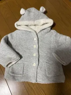 GAP フード付き ボアコート 12-18ヶ月　80〜90