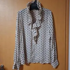 NARACAMICIE フリル付き長袖シャツ サイズI