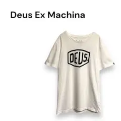 【デウスエクスマキナ】Tシャツ　半袖カットソープリント　カジュアル　ホワイト　S