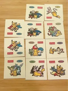 ポケモンパン　シール　ピカチュウ