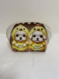 マルチーズ♡シェルポーチ