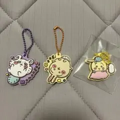 【新品未使用】ラバーマスコットキーホルダー(うさぎ・モモンガ)