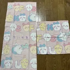 ちいかわ　フェイスタオル　ハンドタオル　もこもこロゴ