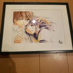 アクタージュ 夜凪景 百城千世子 明神阿良也 非売品 ポスター 額付