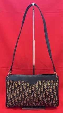 本物.美品】 クリスチャンディオール　Dior トロッター　バッグ　カバン　紺のサムネイル