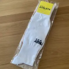 【匿名配送】ATHLETA アスレタ サッカー ソックス ホワイト 新品未開封のサムネイル