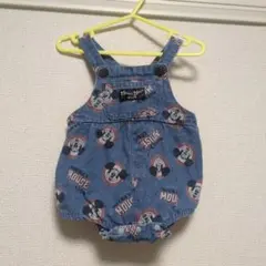 ミッキーマウス デニムオーバーオール
