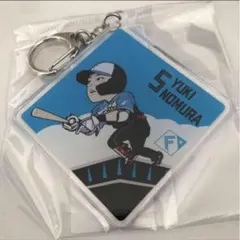 日ハム　エスコンユニ2025 選手イラストアクリルキーホルダー　野村佑希 #5