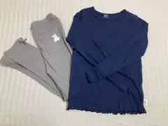 petit main 長袖 Tシャツ レギンス 2点セット 120cm
