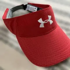Under Armour レッド バイザー