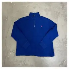希少 正規品 POLO RALPH LAUREN ハーフジップ スウェット L