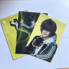 ミュージカル刀剣乱舞 L版ブロマイド 3枚セット 桑名江 写真 刀ミュ