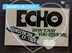 ECHO Jin ロゴ&RJシールセット #BUNSEOKJIN EP.TOUR