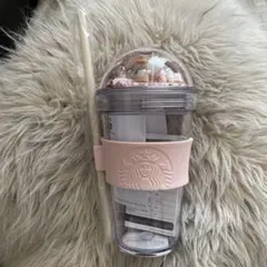 【未使用】スターバックス ピンク フィギュアコルドカップ