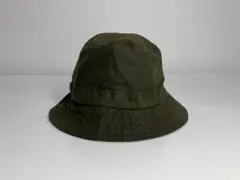 ベルスタッフ 英国製 ワックスドコットン バケットハット オリーブ