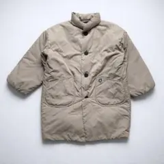 美品　ORCIVAL/オーシバル　スタンドカラーロングブルゾン　ページュ