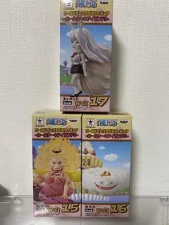 ワンピース　ワールドコレクタブル　ホールケーキビッグマム　ゼウス　キャロット