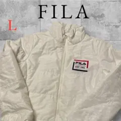 早い者勝ち‼️❤️極美品　FILA ゴルフ　ホワイト 中綿　ジャケット　Ｌ