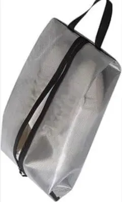 シューズケース シューズバッグ 軽量 撥水性 防汚防臭 防水 半透明 Lサイズ