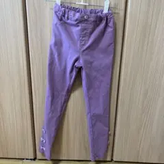 【Shishu★様専用】any FAM リボン付きパープルロングパンツ 130