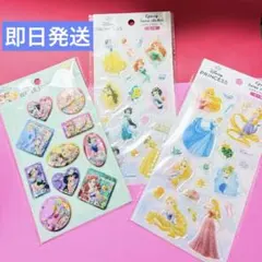 ★即日発送★新品3点セット★ディズニープリンセス★ウォーターシール★エポキシラメ