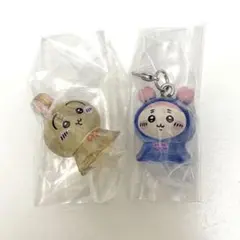 ちいかわ めじるしアクセサリー3 うさぎ 古本屋 カニちゃん 2点セット