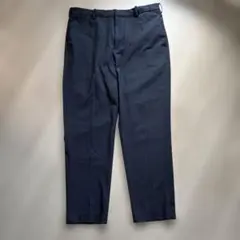 美品　UNIQLO スマートアンクルパンツ　メンズ L ネイビー