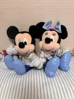 東京ディズニーシー限定　ディズニーシープラザ　ミッキー&ミニー　ペアぬいぐるみ