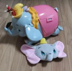 ダンボ DUMBO パスケース フェイスポーチ ポップコーンバケット グッズ２点のサムネイル